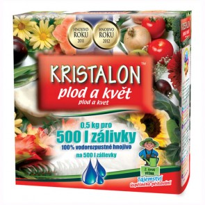 Kristalon - plod a kvet